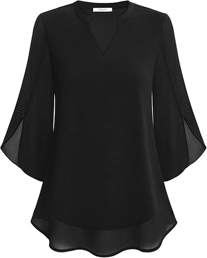 Celeste | Chic Layered Blouse