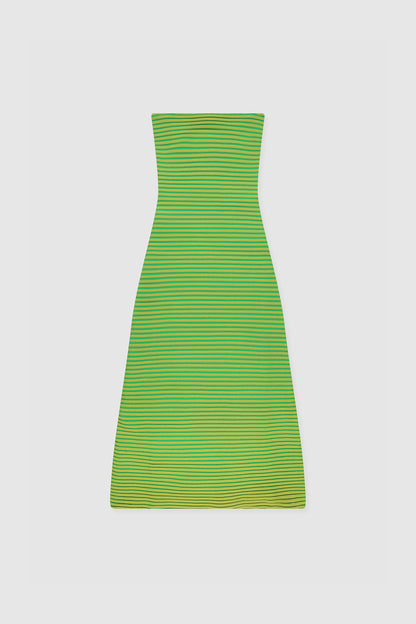 Sunmor Knit Maxi Dress - Lime