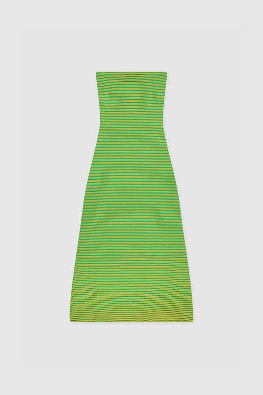 Sunmor Knit Maxi Dress - Lime