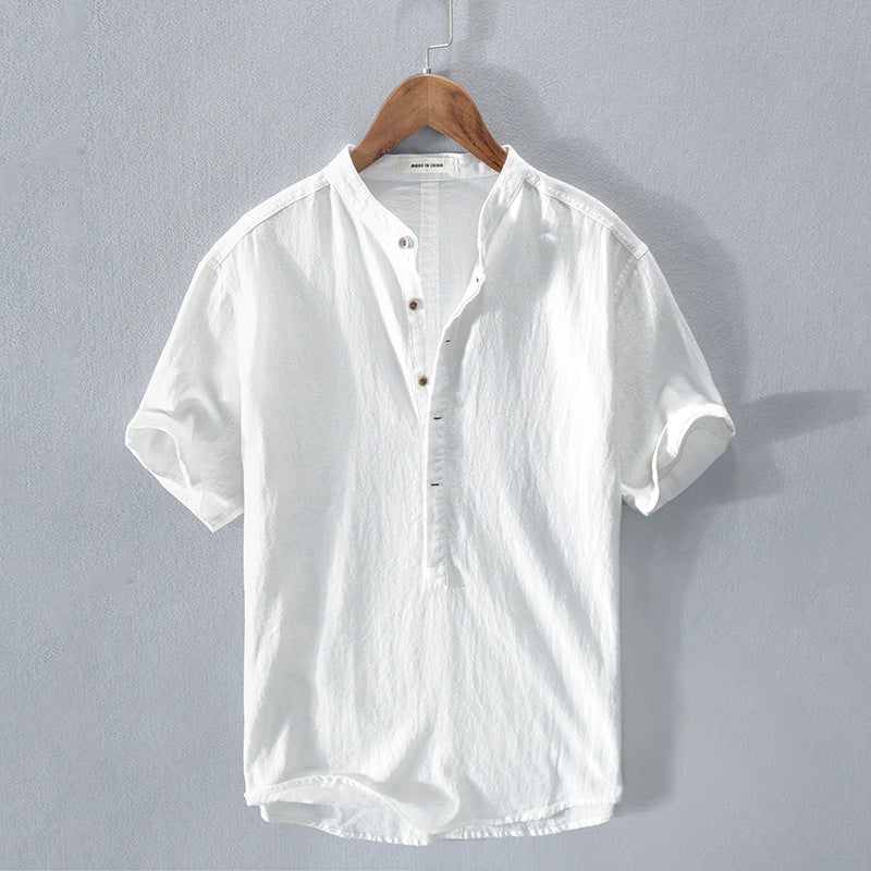 Damian Cotton-Linen Shirt