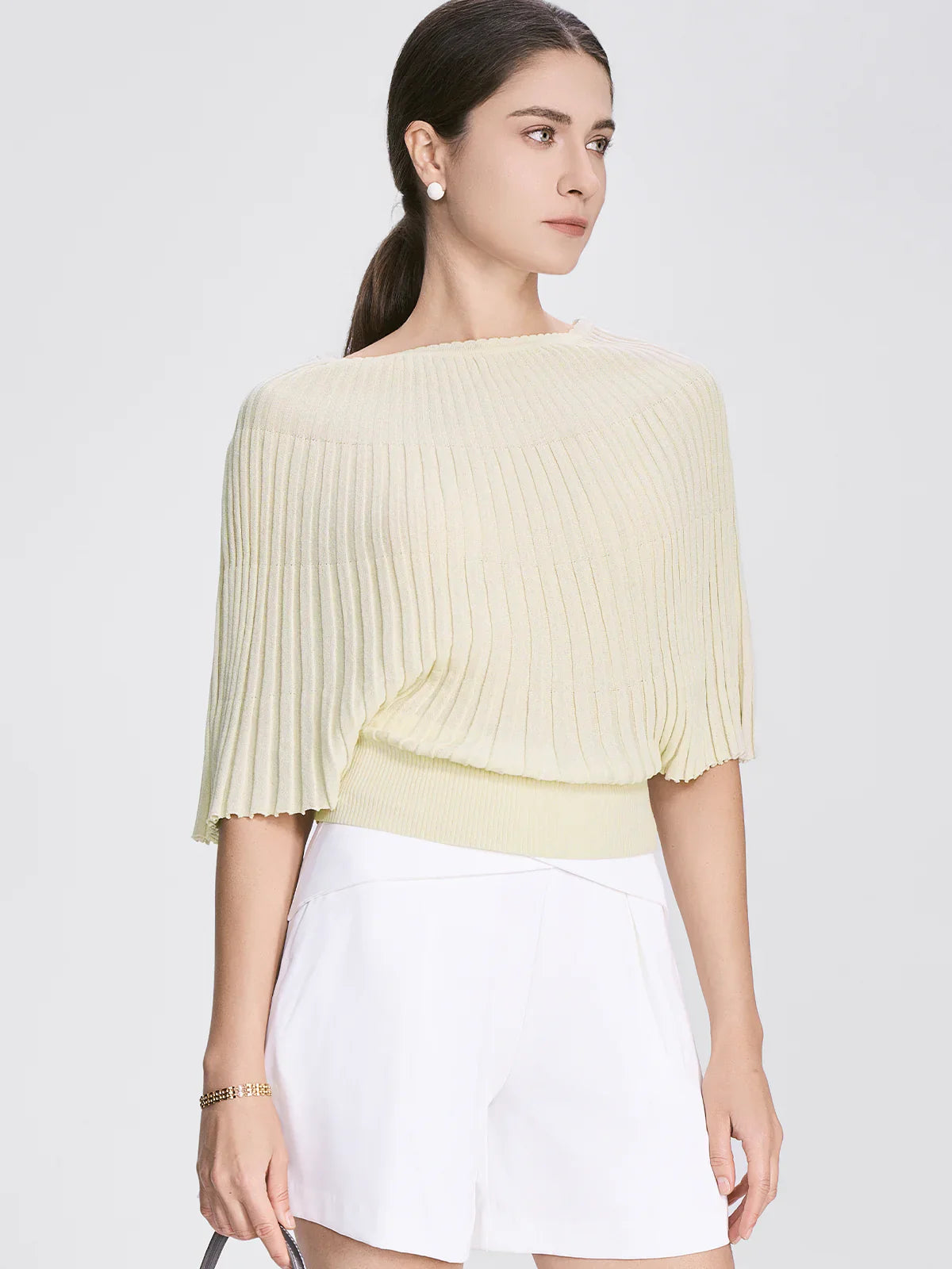 Loose Batwing Sleeve Knit Sweater