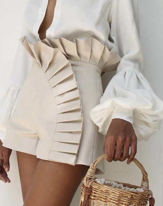 Elegant Ruffle Shorts