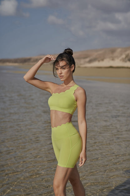 Dynamic One Shoulder Sports Bra